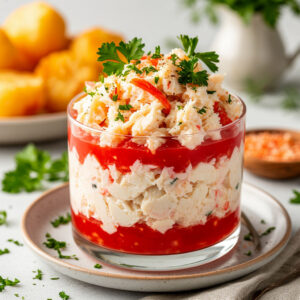 Трайфл с крабом
